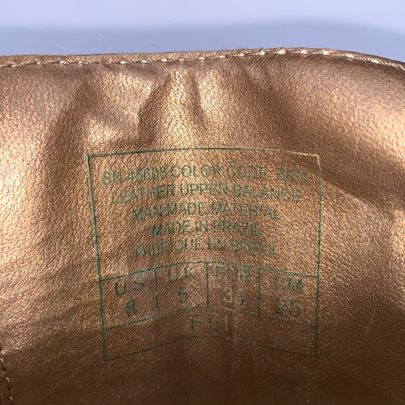 SOLD SKECHERS Vintage Y2K Lace Up Zipper Platform Chunky Heel Brown Ankle Boots - Picture 7 of 9